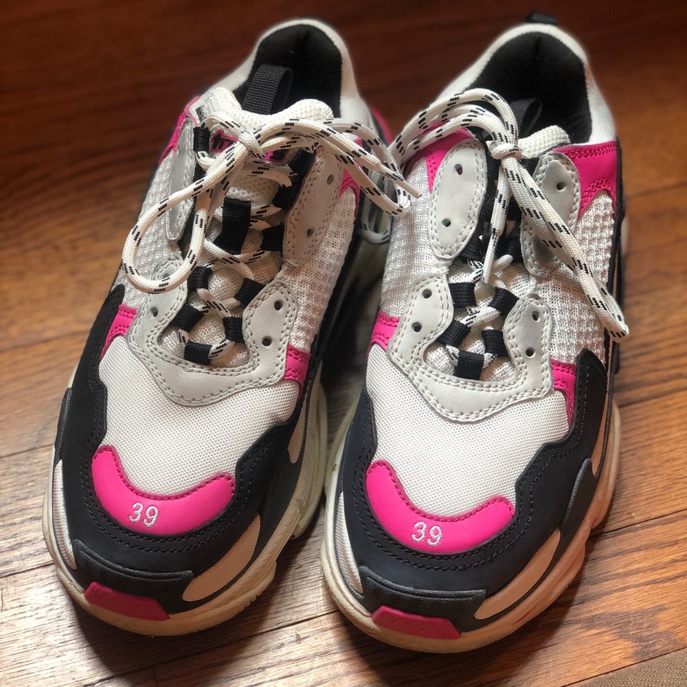 Balenciaga Triple S Pink/Black/White